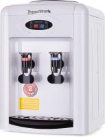 Кулер для воды Aqua Work 0.7-TDR-ST бело-черный электронный с системой турбонагрева картинки