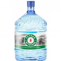 Вода 19 литров «Первый источник», одноразовая тара картинки